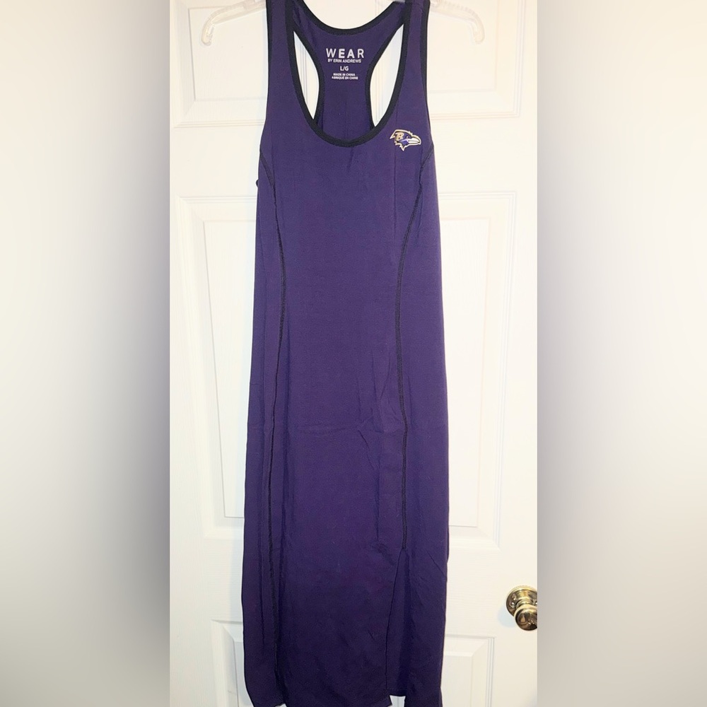 Wear by Erin Andrews Women's Purple Baltimore Ravens Maxi Dress